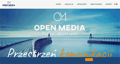 Desktop Screenshot of openmedia.pl