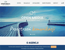 Tablet Screenshot of openmedia.pl